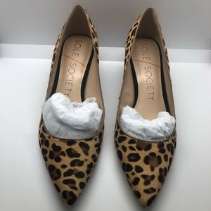 NWOT Sole Society Animal Print Heels